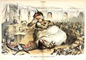 De opening van de congreszitting, 1887