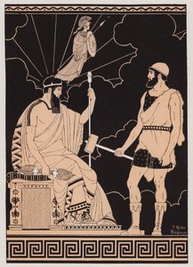 De geboorte van Athena door Joseph Kuhn Regnier