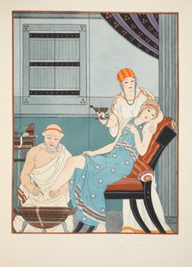 Bloedafname van de voet, illustratie uit 