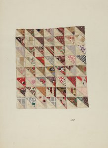 Stuk calico patchwork door Joseph L. Boyd