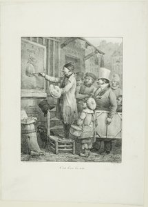 Hoe mooi zijn de kunsten, uit Croquis Lithographiques...1823 door Joseph Louis Hippolyte Bellange
