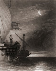 Land Ontdekt door Columbus door Joseph Mallord William (after) Turner