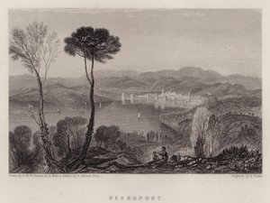 Negropont door Joseph Mallord William (after) Turner
