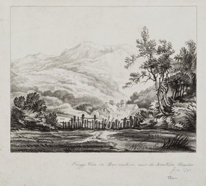 Vale of Elan door Joseph Mallord William (after) Turner