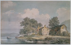 Een Boerderij bij een Meer in het Lake District, c.1797 door Joseph Mallord William Turner