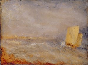 Een Zeilboot bij Deal, c.1835