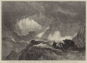 Een Sneeuwstorm op Mont Cenis