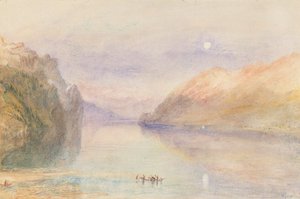 Een Zwitsers meer, ca. 1841