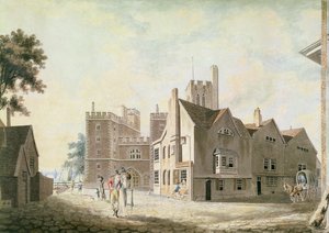 Een uitzicht op het paleis van de aartsbisschop, Lambeth door Joseph Mallord William Turner