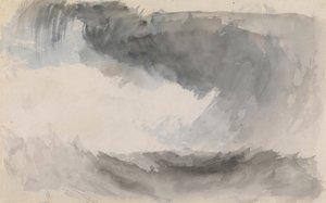Een storm op zee door Joseph Mallord William Turner