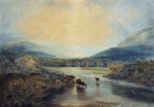 Abergavenny Brug, Monmouthshire: Opruimen na een Regenachtige Dag