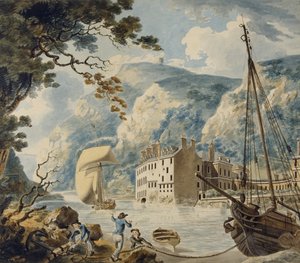 Avon Gorge en Bristol Hotwell door Joseph Mallord William Turner