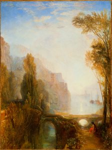 Oevers van de Loire door Joseph Mallord William Turner