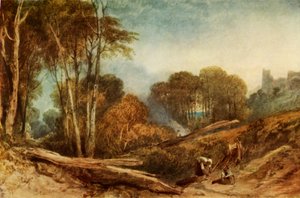 Beeston Castle, Cheshire door Joseph Mallord William Turner
