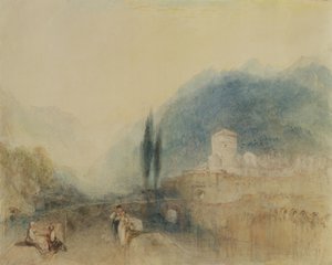 Bellinzona door Joseph Mallord William Turner