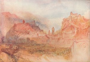 Bellinzona: vanuit het zuiden, 1909 door Joseph Mallord William Turner