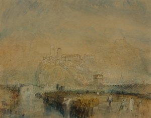 Bellinzona nr. 11, Zwitserland, c.1843 door Joseph Mallord William Turner