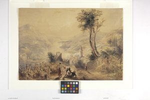 Berncastle (Oberwesel) door Joseph Mallord William Turner