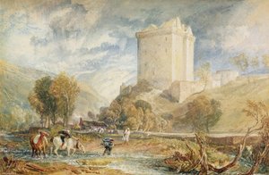 Borthwick Kasteel door Joseph Mallord William Turner