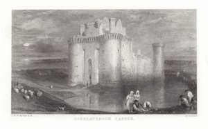 Kasteel Caerlaverock door Joseph Mallord William Turner