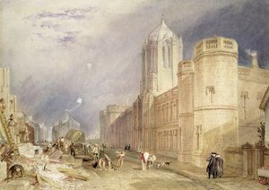Christ Church, Oxford door Joseph Mallord William Turner