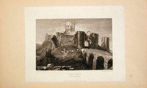 Corfe Castle, Dorsetshire door Joseph Mallord William Turner