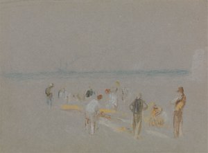 Cricket op de Goodwin Sands door Joseph Mallord William Turner