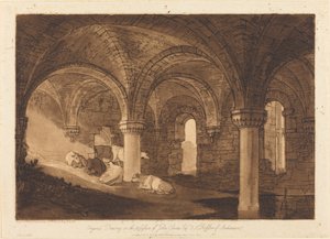 Crypte van Kirkstall Abbey
