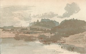 Edinburgh: Vanaf St. Margarets Loch, 1909 door Joseph Mallord William Turner