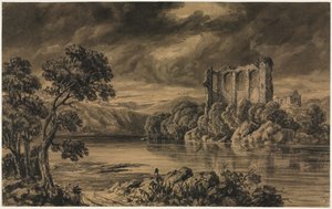 Egremont Kasteel, Cumberland door Joseph Mallord William Turner