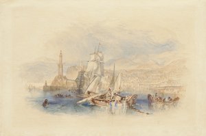 Genua, ca. 1832 door Joseph Mallord William Turner