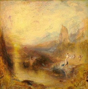 Glaukos en Skylla. 1841 door Joseph Mallord William Turner