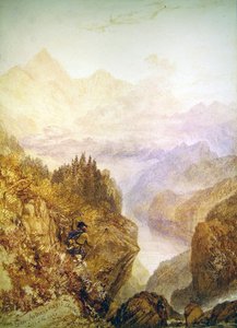 Glen Artney, ca. 1820 door Joseph Mallord William Turner