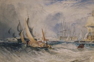 Gosport: De ingang van de haven van Portsmouth, c.1829 door Joseph Mallord William Turner