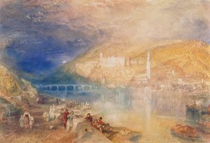 Heidelberg: Zonsondergang, c.1840-42