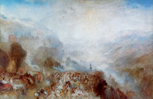 Heidelberg, ca. 1844-1845 door Joseph Mallord William Turner
