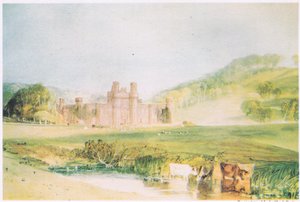 Hurstmonceaux Kasteel, Sussex door Joseph Mallord William Turner