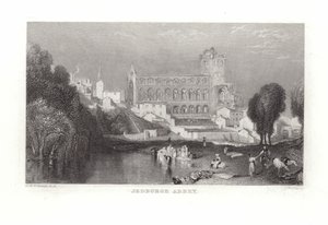 Jedburgh Abdij door Joseph Mallord William Turner