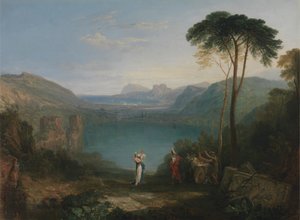 Meer Avernus: Aeneas en de Cumaeense Sibylle door Joseph Mallord William Turner