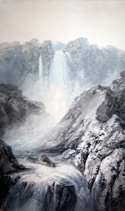 Landschap door Joseph Mallord William Turner