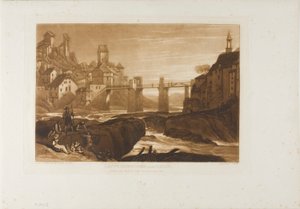 Lauffenbourgh aan de Rijn, plaat 31 uit Liber Studiorum