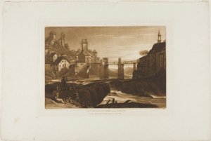 Lauffenbourgh aan de Rijn, plaat 31 uit Liber Studiorum