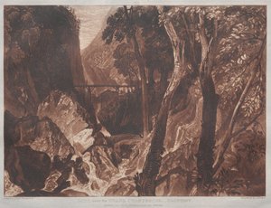 Molen bij de Grand Chartreuse, Dauphiny door Joseph Mallord William Turner