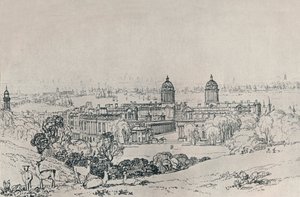 Londen vanuit Greenwich Park