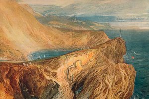 Lulworth Cove, 1909 door Joseph Mallord William Turner