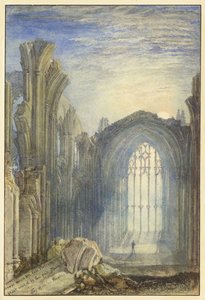 Melrose Abdij door Joseph Mallord William Turner