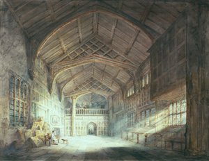 Mitton Hall, Lancashire door Joseph Mallord William Turner
