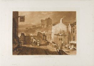 Morpeth, plaat 21 uit Liber Studiorum door Joseph Mallord William Turner