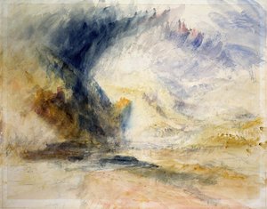 Mount St Gothard door Joseph Mallord William Turner