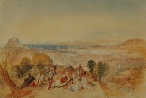 Napels door Joseph Mallord William Turner